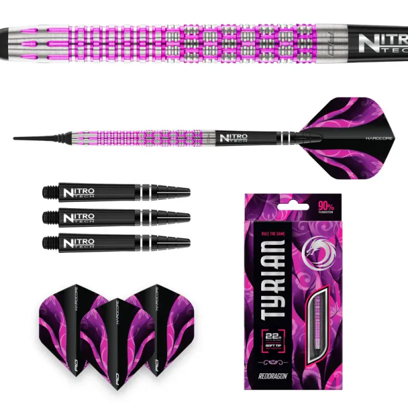 Reddragon Tyrian 90% tungsten 20 gram softtip