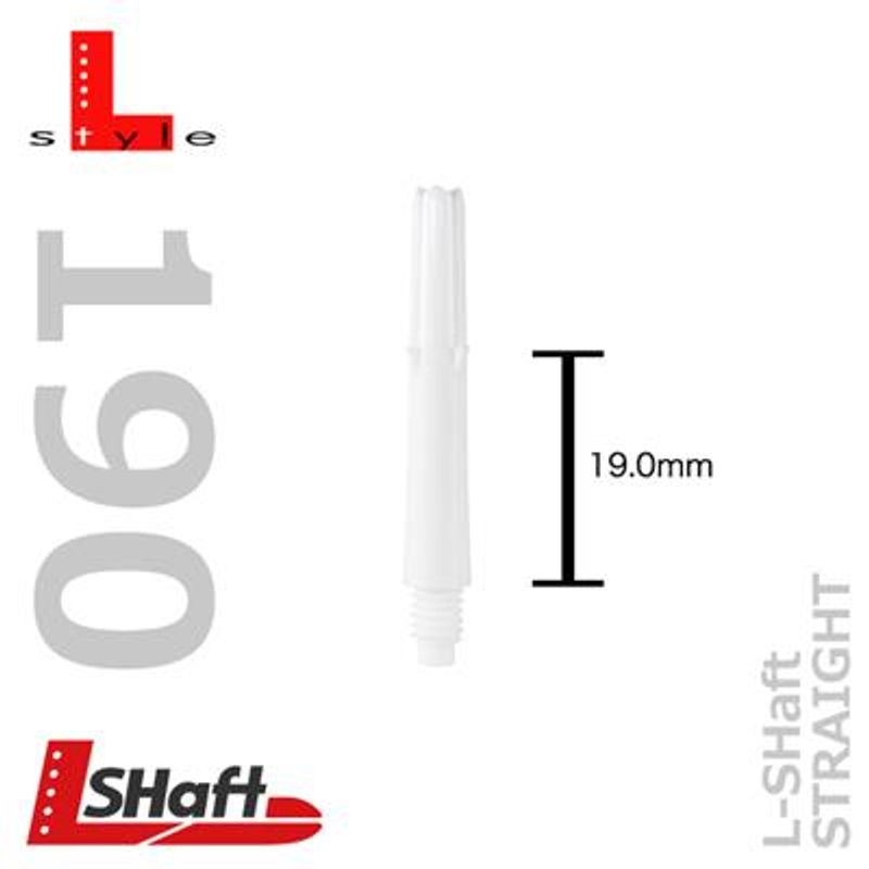 L-Style Locked Straight L190 Hvite