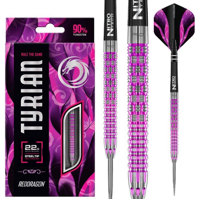 Hovedbilde Reddragon Tyrian Purple 90% Tungsten 22g Stålspiss