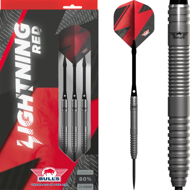 Hovedbilde  Bull's Lightning 80% Rød 25 gram Stålspiss