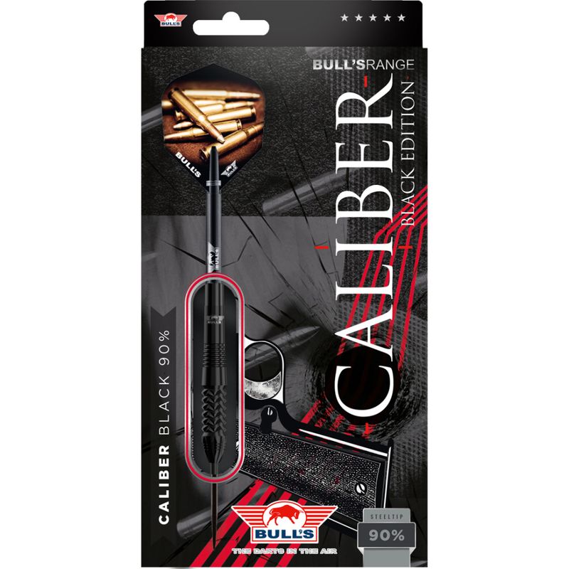 Bull's Caliber Black 90% 24g Steeltip 