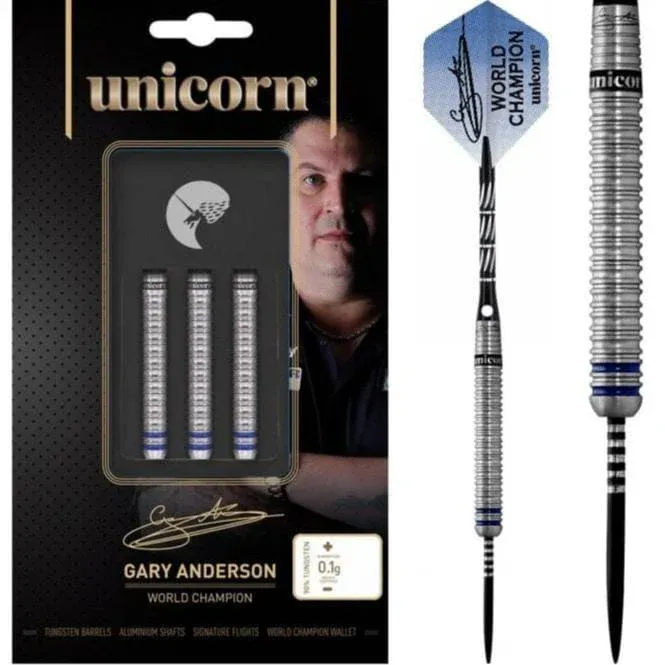 Hovedbilde Unicorn Gary Anderson WC 23 gram stålspiss