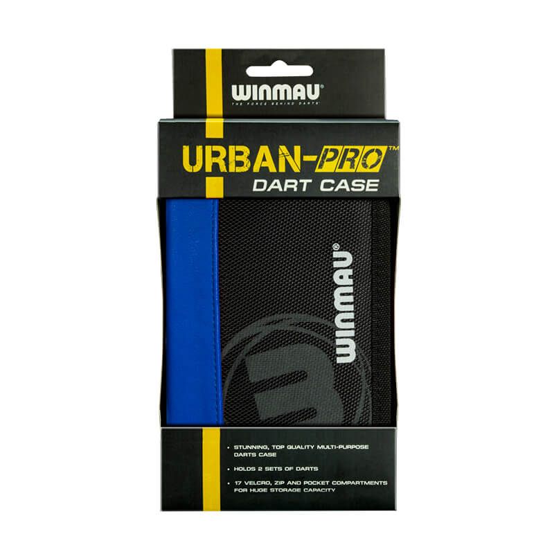 Winmau Pro Black and Blue dart case