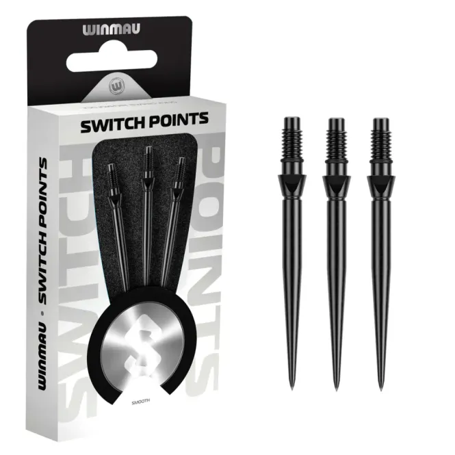 Hovedbilde Winmau Switch Point Smooth Black effect 30mm